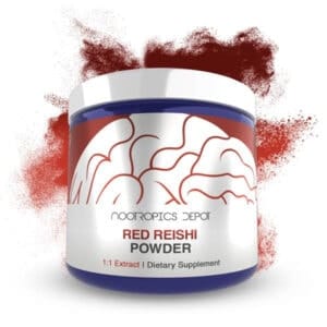 Buy Red Reishi Extract Powder online Europe, Whole fruiting body 1:1 extract with 35% beta-glucans for immune, respiratory, and cognitive support.Boost your brain with Red Reishi Powder dietary supplement for mental clarity and focus.