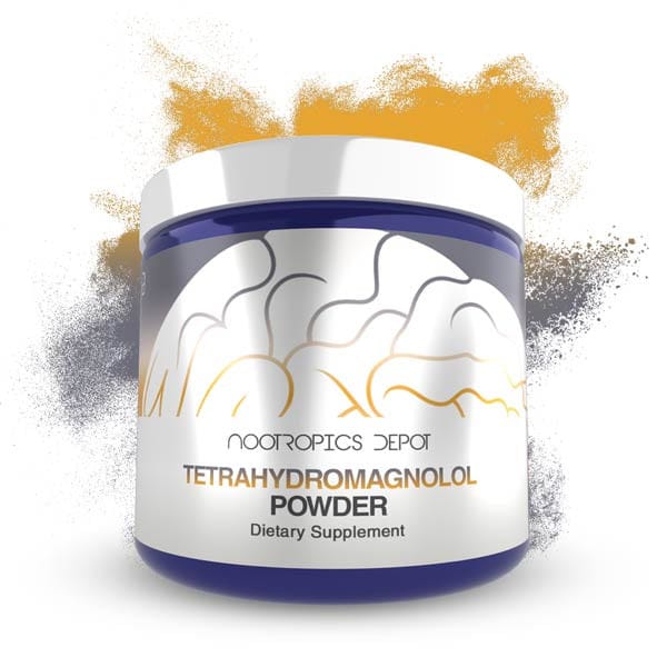 Tetrahydromagnolol powder supplement for nootropic enhancement.
